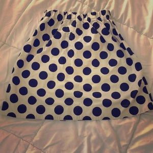 J. Crew - Crew Cuts - polka dot skirt - size 12